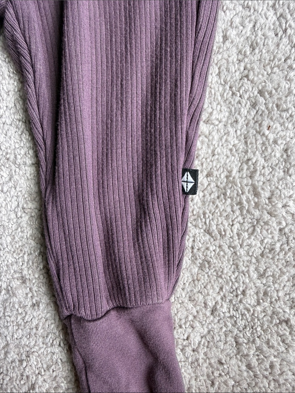 Kyte BABY Ribbed Henley Set 6-12 Mo - Picture 2 of 3